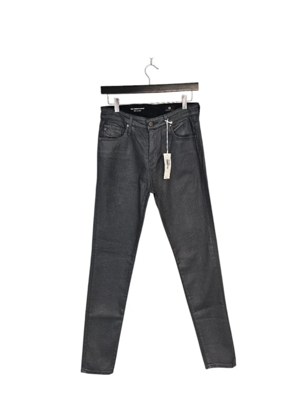 Ag Adriano Goldschmied The Farrah High Rise Skinny Gray Jeans 27 NWT